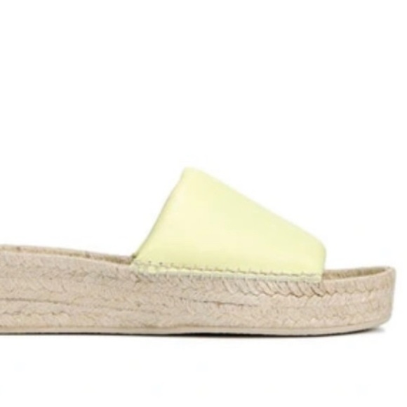 Vince Women's Jesse Slide Espadrille Sandals Shoes palelemon - Picture 5 of 8